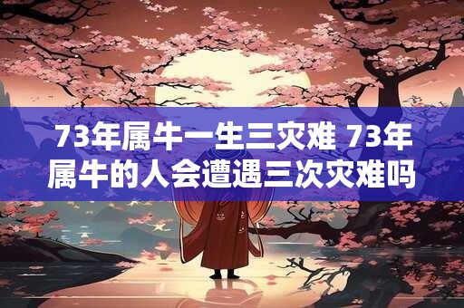 73年属牛一生三灾难 73年属牛的人会遭遇三次灾难吗