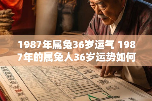 1987年属兔36岁运气 1987年的属兔人36岁运势如何