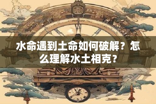 水命遇到土命如何破解？怎么理解水土相克？