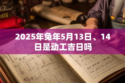 2025年兔年5月13日、14日是动工吉日吗