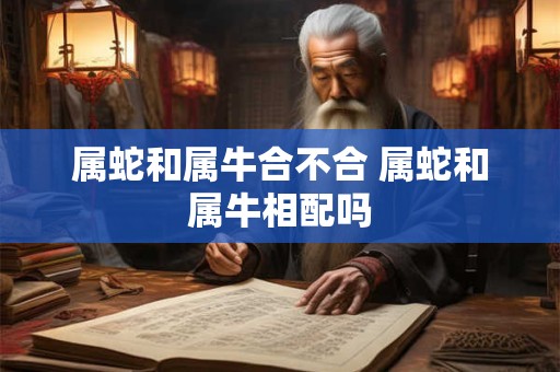 属蛇和属牛合不合 属蛇和属牛相配吗