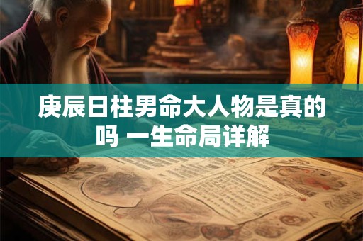 庚辰日柱男命大人物是真的吗 一生命局详解