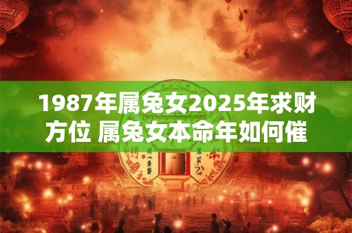 1987年属兔女2025年求财方位 属兔女本命年如何催旺财运