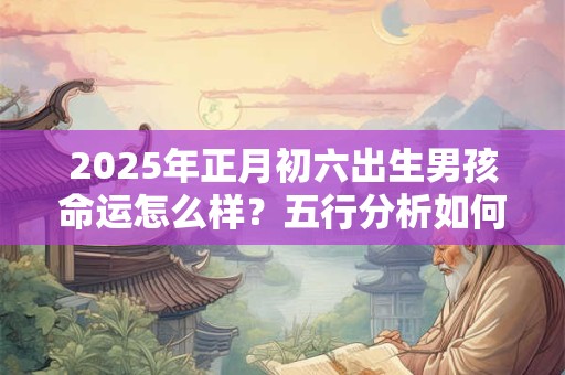 2025年正月初六出生男孩命运怎么样？五行分析如何？