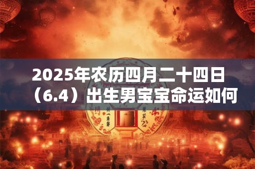2025年农历四月二十四日（6.4）出生男宝宝命运如何？