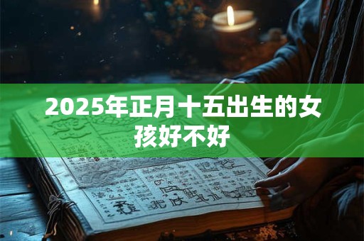 2025年正月十五出生的女孩好不好