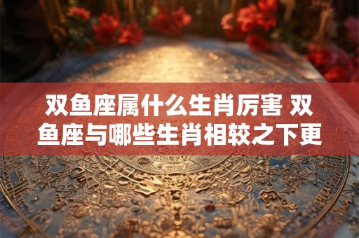 双鱼座属什么生肖厉害 双鱼座与哪些生肖相较之下更具备优越性