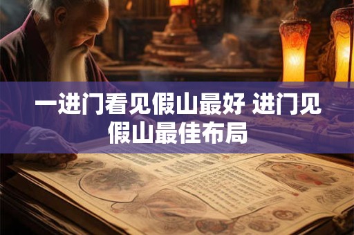 一进门看见假山最好 进门见假山最佳布局