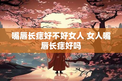 嘴唇长痣好不好女人 女人嘴唇长痣好吗