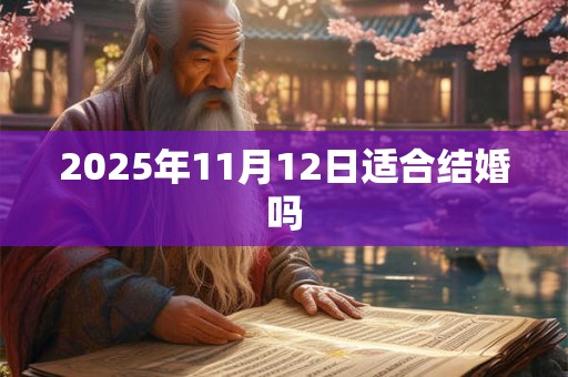 2026年11月12日适合结婚吗