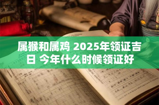 属猴和属鸡 2025年领证吉日 今年什么时候领证好