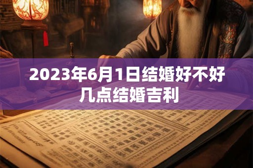 2023年6月1日结婚好不好 几点结婚吉利