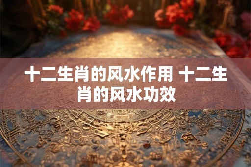 十二生肖的风水作用 十二生肖的风水功效 十二生肖的风水作用 十二生肖的风水功效