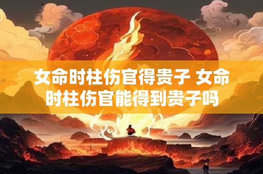 女命时柱伤官得贵子 女命时柱伤官能得到贵子吗