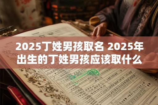 2025丁姓男孩取名 2025年出生的丁姓男孩应该取什么名字