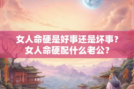 女人命硬是好事还是坏事？女人命硬配什么老公？