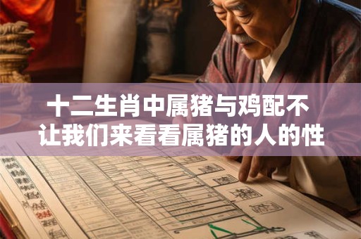 十二生肖中属猪与鸡配不 让我们来看看属猪的人的性格特点