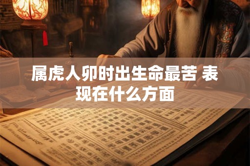 属虎人卯时出生命最苦 表现在什么方面