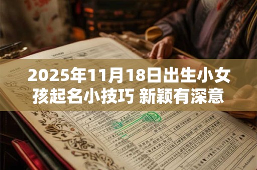 2025年11月18日出生小女孩起名小技巧 新颖有深意的名字