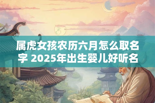 属虎女孩农历六月怎么取名字 2025年出生婴儿好听名字