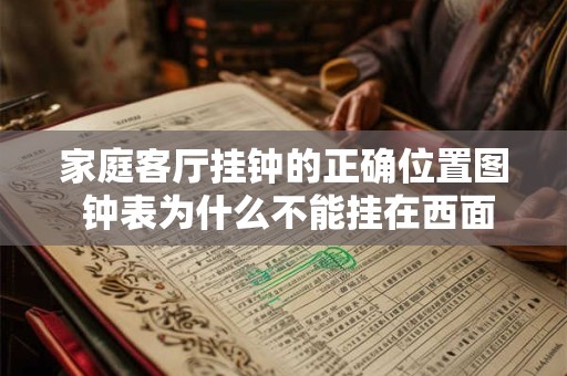 家庭客厅挂钟的正确位置图 钟表为什么不能挂在西面