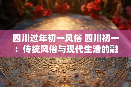 四川过年初一风俗 四川初一：传统风俗与现代生活的融合