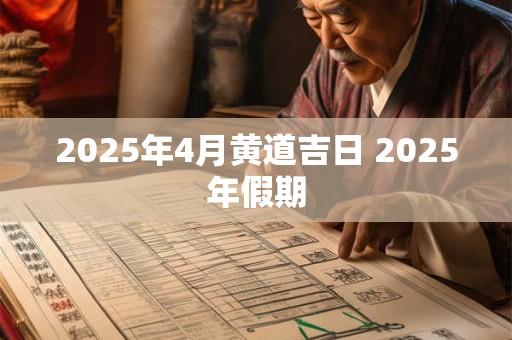 2025年4月黄道吉日 2025年假期