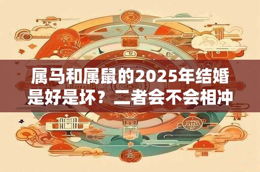 属马和属鼠的2025年结婚是好是坏？二者会不会相冲