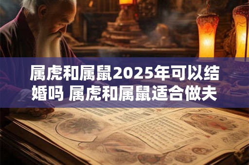 属虎和属鼠2026年可以结婚吗 属虎和属鼠适合做夫妻吗