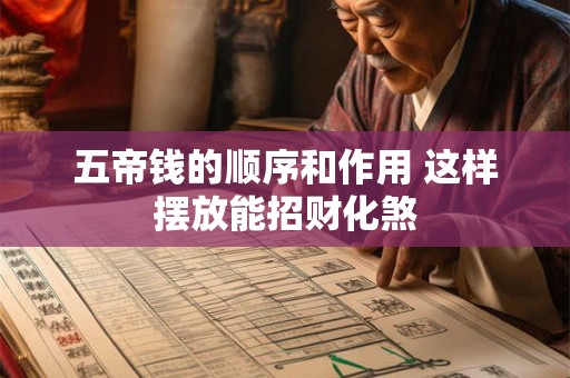 五帝钱的顺序和作用 这样摆放能招财化煞