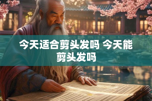 今天适合剪头发吗 今天能剪头发吗