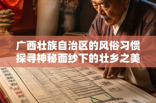 广西壮族自治区的风俗习惯探寻神秘面纱下的壮乡之美