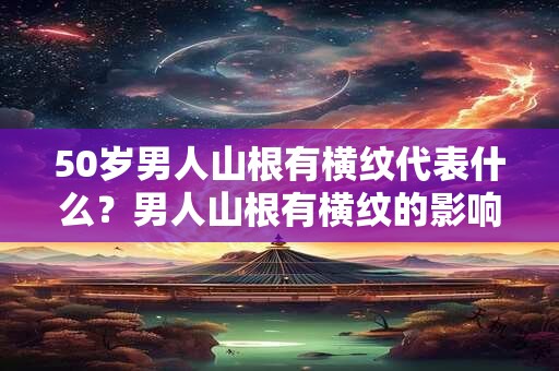 50岁男人山根有横纹代表什么？男人山根有横纹的影响