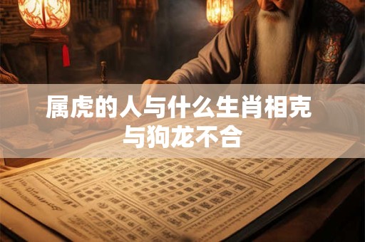 属虎的人与什么生肖相克 与狗龙不合