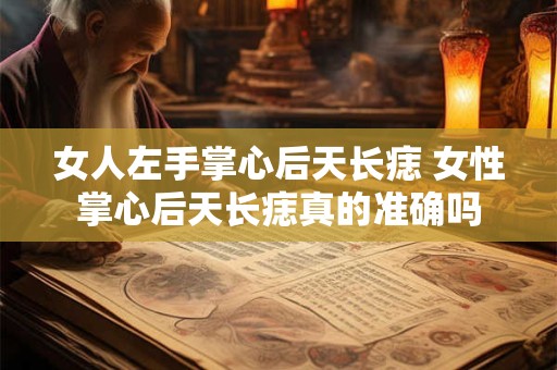 女人左手掌心后天长痣 女性掌心后天长痣真的准确吗