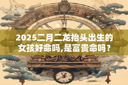 2025二月二龙抬头出生的女孩好命吗,是富贵命吗？