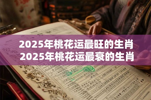 2025年桃花运最旺的生肖 2025年桃花运最衰的生肖