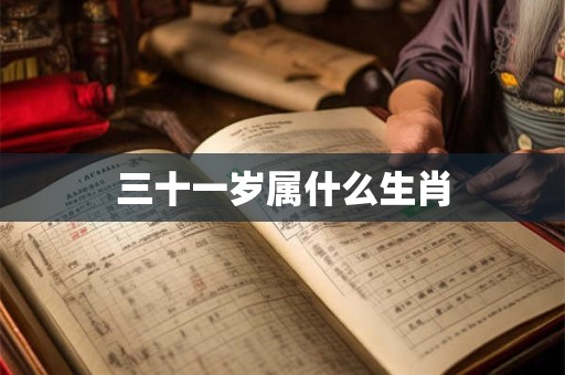 三十一岁属什么生肖