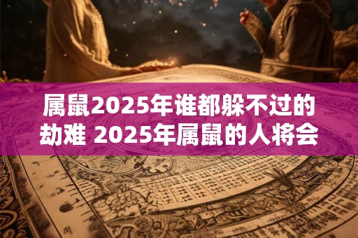 属鼠2025年谁都躲不过的劫难 2025年属鼠的人将会面临怎样的劫难无人能够逃脱 属鼠2025年谁都躲不过的劫难 2025年属鼠的人将会面临怎样的劫难无人能够逃脱