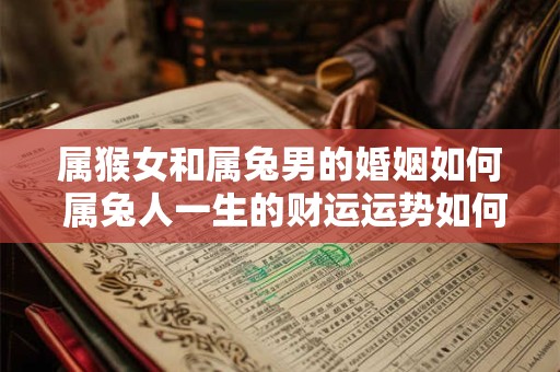 属猴女和属兔男的婚姻如何 属兔人一生的财运运势如何
