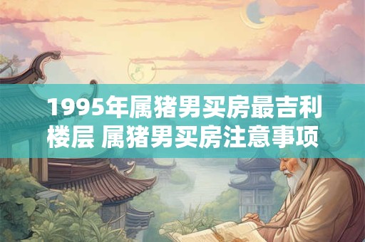 1995年属猪男买房最吉利楼层 属猪男买房注意事项