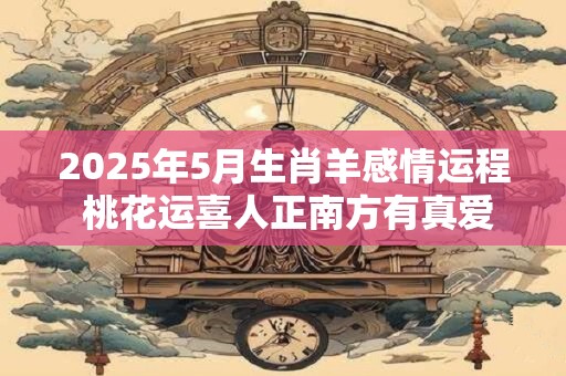 2025年5月生肖羊感情运程 桃花运喜人正南方有真爱出现 2025年5月生肖羊感情运程 桃花运喜人正南方有真爱出现