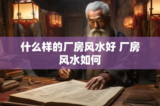 什么样的厂房风水好 厂房风水如何