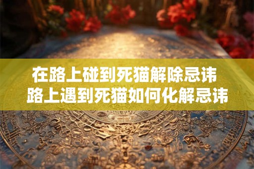 在路上碰到死猫解除忌讳 路上遇到死猫如何化解忌讳