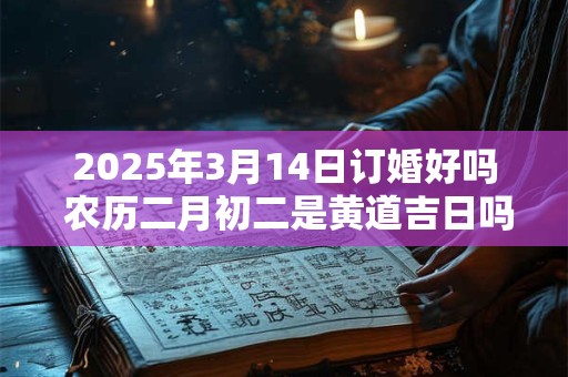 2025年3月14日订婚好吗 农历二月初二是黄道吉日吗