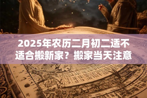 2026年农历二月初二适不适合搬新家？搬家当天注意事项