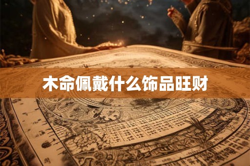 木命佩戴什么饰品旺财
