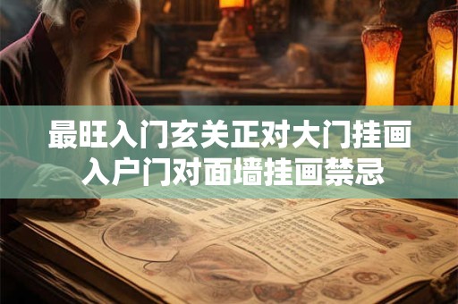 最旺入门玄关正对大门挂画 入户门对面墙挂画禁忌