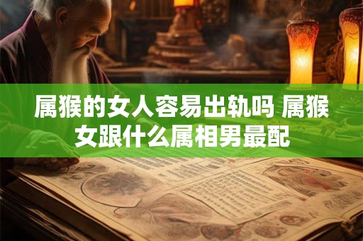 属猴的女人容易出轨吗 属猴女跟什么属相男最配