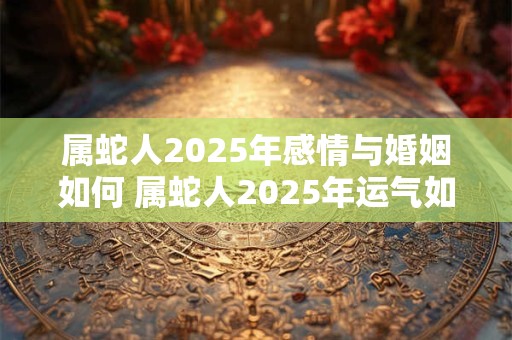 属蛇人2025年感情与婚姻如何 属蛇人2025年运气如何 属蛇人2025年感情与婚姻如何 属蛇人2025年运气如何